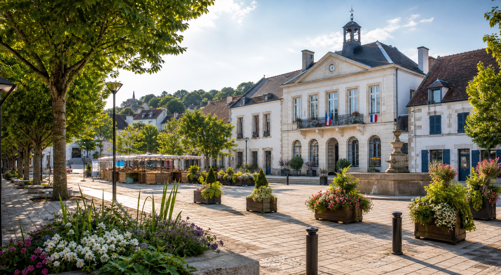 Place centrale de Bois Fleury